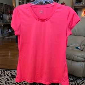 Champion loose fit pink athletic SS top Small